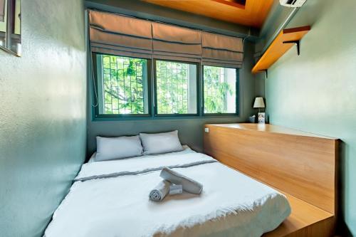 Postel nebo postele na pokoji v ubytování Loftel 22 Hostel