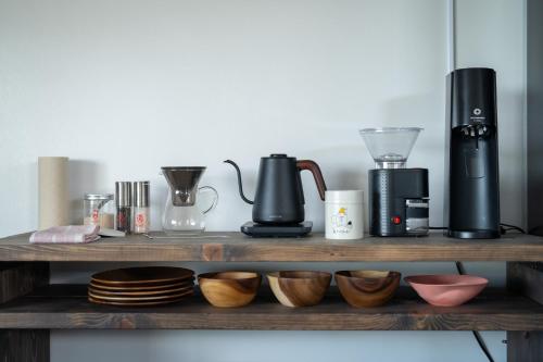 Kemudahan buat kopi dan teh di Cruise Room DESLIE 伊良部島