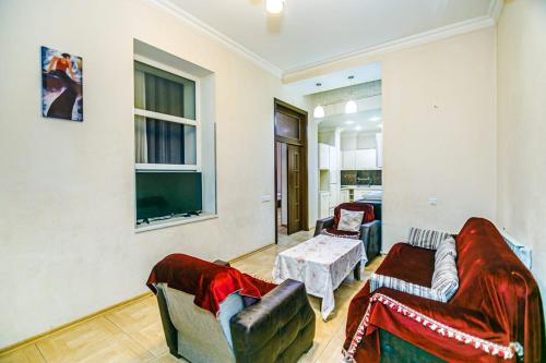 Гостиная зона в BAKU CITY CENTR Bedroom 1