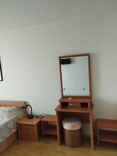 Ένα ή περισσότερα κρεβάτια σε δωμάτιο στο Vadim Apartments in Panorama Beach Vigo Nessebar