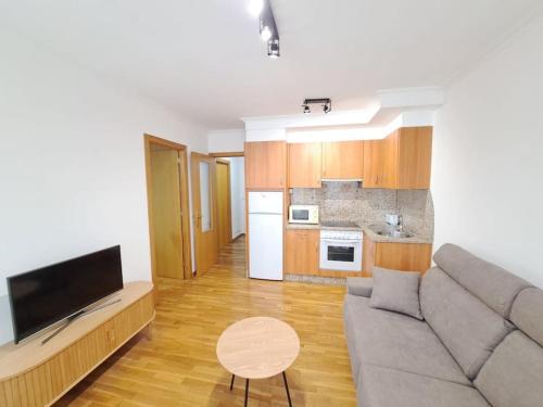 Η κουζίνα ή μικρή κουζίνα στο Apartamento céntrico en Vigo