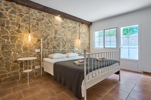 Katil atau katil-katil dalam bilik di Villa Abril