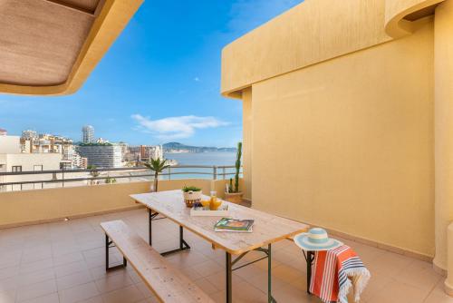 Balkón alebo terasa v ubytovaní Apartment Turmalina Front - Plusholidays