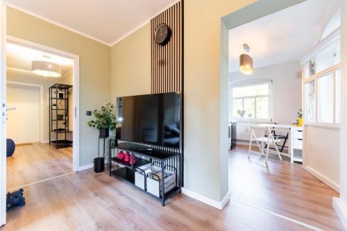 Χώρος καθιστικού στο Apartment an der Malter