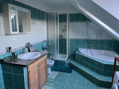 Ванна кімната в Štítová kolonie