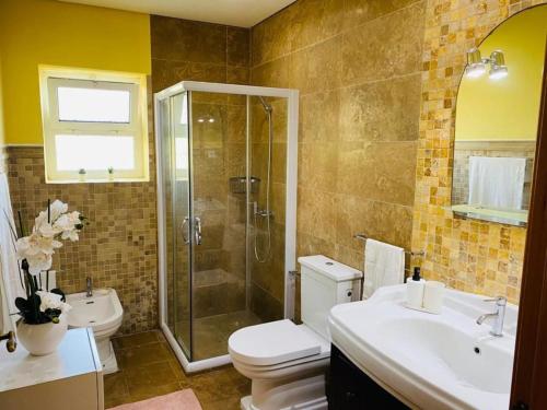 Phòng tắm tại Casa De Campo Natureza