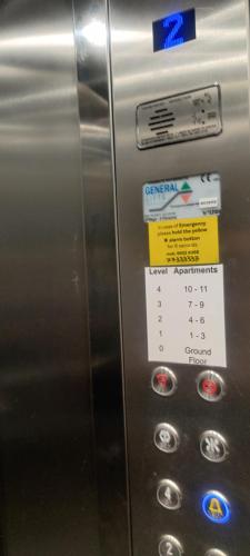 a close up of a metal machine with a thermometer at Relax in Victoria