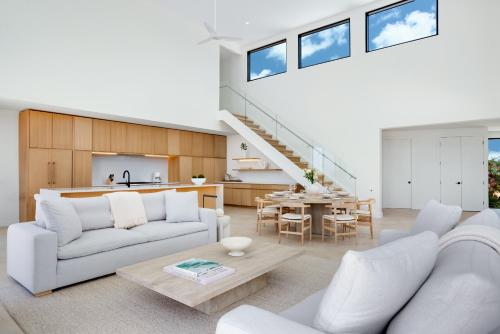 Χώρος καθιστικού στο Beachwood Villa