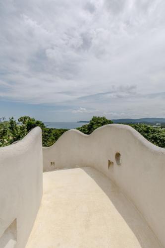 a view from the top of a skate park at Casa Caracola in Tubará