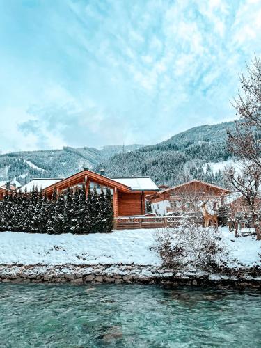Un paisaje natural cerca del chalet de montaña