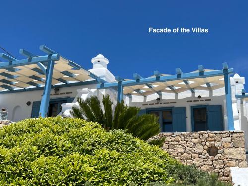 a house with a bird on top of it at VillaRentalKoufonisiGreece in Koufonisia