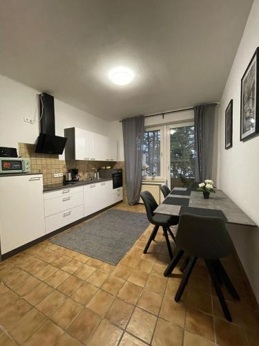 Dapur atau dapur kecil di Ruhrpott Apartment Zentral