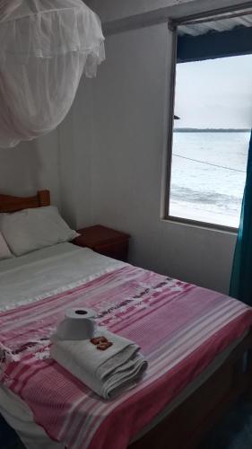 Voodi või voodid majutusasutuse Hostel Blue Sea Rincon del Mar toas