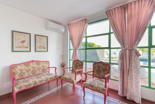 Χώρος καθιστικού στο Villas en Toledo