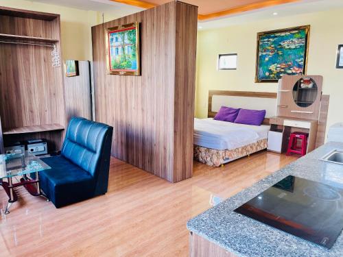 Posezení v ubytování Ngoc Tran Hotel