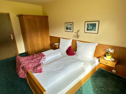 Appartementhaus Zillertal Arenaにあるベッド