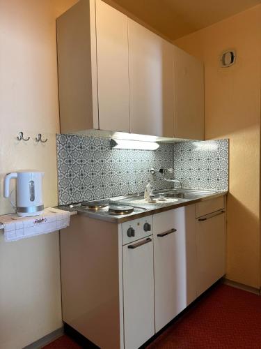 Appartementhaus Zillertal Arenaにあるキッチンまたは簡易キッチン