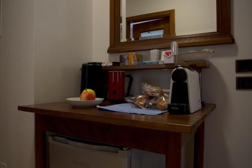 Plateau bouilloire dans l'établissement Lavini