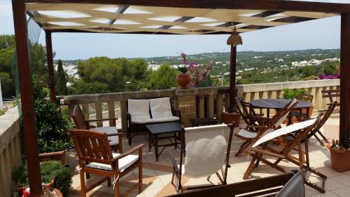 Balkón nebo terasa v ubytování Villa Pedaci B&B