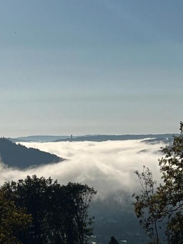 a view of a sea of clouds in the sky at Noah - Seeleben auf Zeit am Rursee in Rurberg