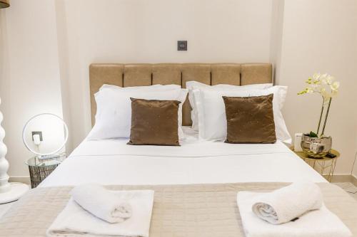 Katil atau katil-katil dalam bilik di Vivian's Luxury Suite
