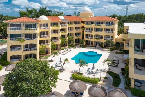 vista aerea del resort di Playa Azul Cozumel a Cozumel