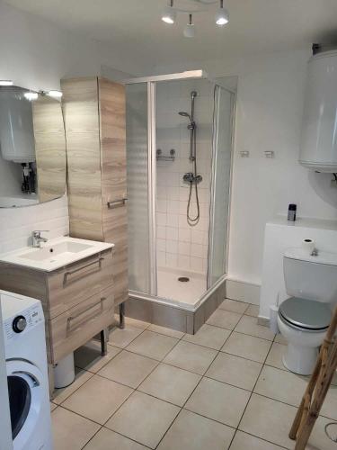 Koupelna v ubytování Appartement camon