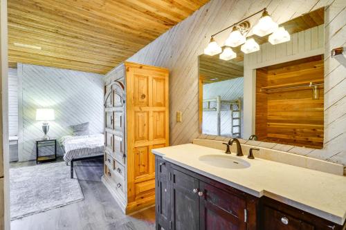A bathroom at Spacious Park City Home with Deck - Ski Lift On-Site