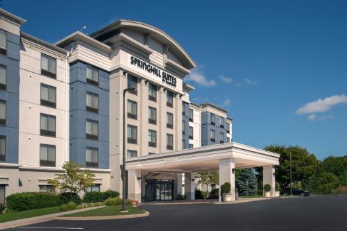 a rendering of the front of a hotel at SpringHill Suites Hagerstown in Hagerstown