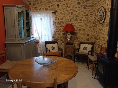 Χώρος καθιστικού στο Le Petit Chapître