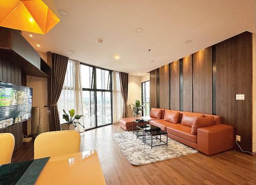 Posezení v ubytování 9Trip Stay in Dalat Center Residence - 4 Star Service Apartment