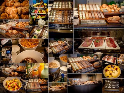 a collage of pictures of different pastries and food at MeerBlickD21 in Norderney