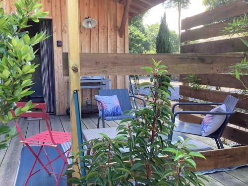 Zahrada ubytování KBAIA le chalet océan
