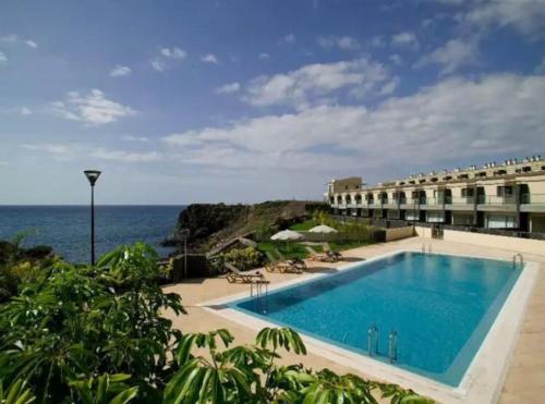 a view of the pool at the beach hotel or nearby at Oceanview Villa Gaviota in San Miguel de Abona
