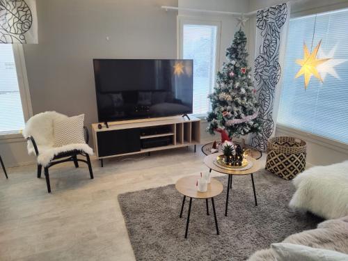 TV a/nebo společenská místnost v ubytování Nordic Style Home, 2 bedroom