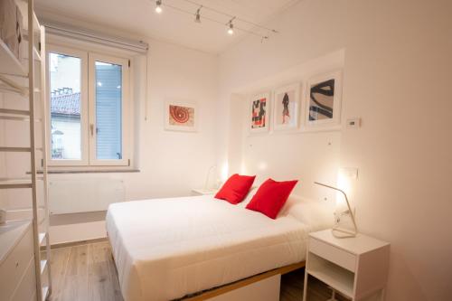 Postel nebo postele na pokoji v ubytování Ottolink Lingotto