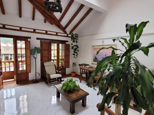 Posezení v ubytování Casa Cantabria Hotel