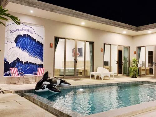 Bazén v ubytování Areeca luxury pool villa nebo v jeho okolí