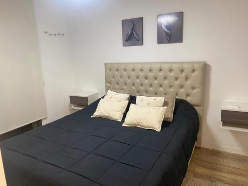 Cama ou camas em um quarto em Carlos Paz-Lake Towers