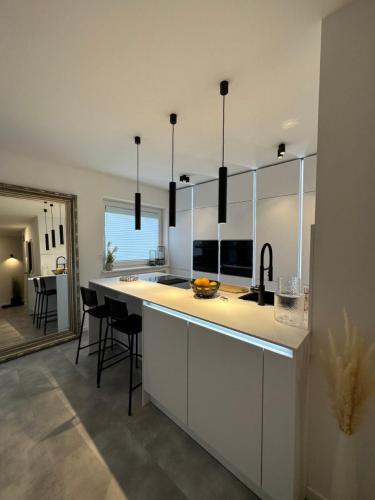 Η κουζίνα ή μικρή κουζίνα στο Apartment Laurier
