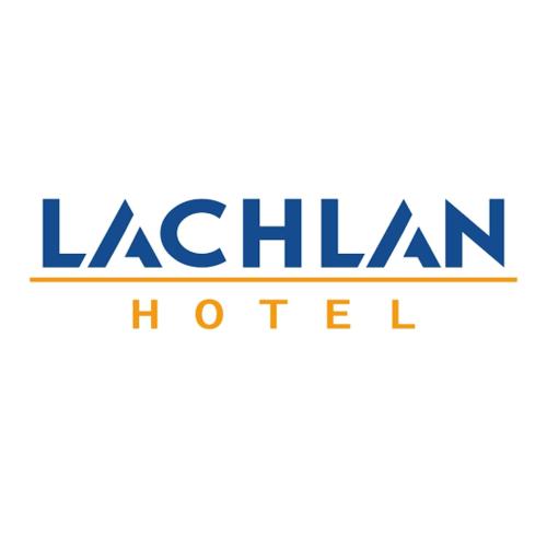 un logo pour l'hôtel latin américain dans l'établissement Lachlan Hotel, 