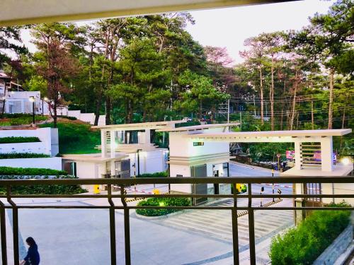 a view from the balcony of a building at YourHomeAway,LuxFlat at BristleRidge Baguio in Baguio