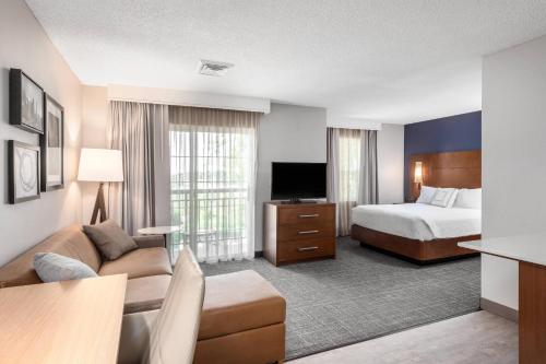 Ένα ή περισσότερα κρεβάτια σε δωμάτιο στο Residence Inn Springfield