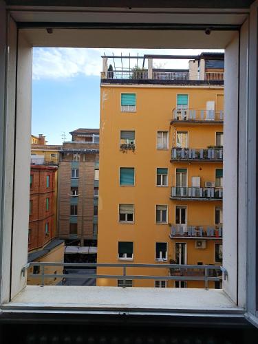 a view from a window of a building at Affittacamere Pratello 97 in Bologna