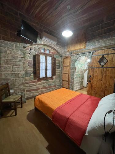 Uma cama ou camas num quarto em Antica Dimora