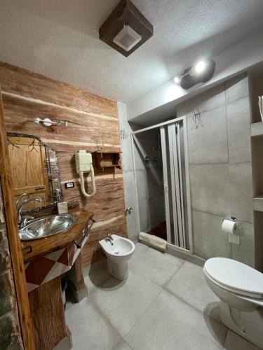 Vonios kambarys apgyvendinimo įstaigoje Antica Dimora