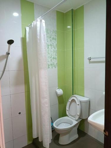 Koupelna v ubytování แอมไอม่อน ที่พักใจกลางเมืองขลุงจังหวัดจันทบุรี