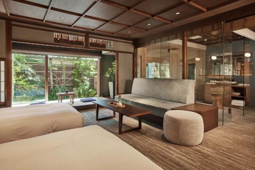 Posezení v ubytování HOTEL VMG RESORT KYOTO