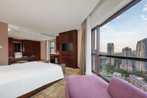 Μια τηλεόραση ή/και κέντρο ψυχαγωγίας στο Wyndham Putian Downtown