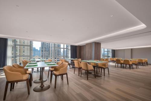 Χώρος καθιστικού στο Holiday Inn Express Mianyang Sci-Tech City by IHG